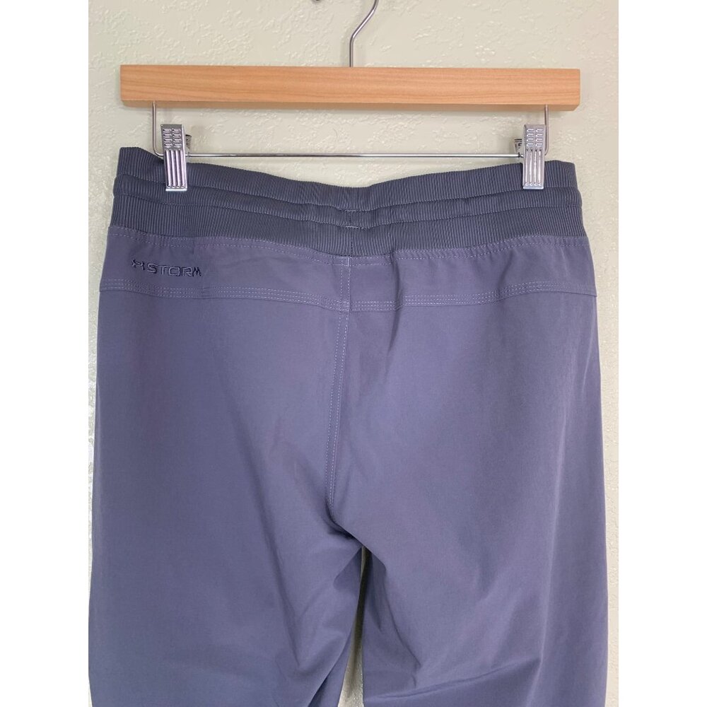 Under Armour Gray Loose Fit Adjustable Waistband Scrunched Leg Pants Size Medium - Picture 9 of 13